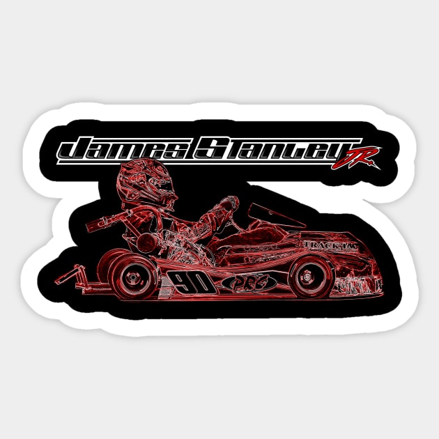 James Stanley Jr Kart Sticker by StanleySpeed